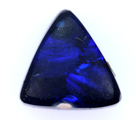 Blue Green Trillion shaped Bright Opal GJM071