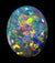 Brilliant Multi-Coloured Solid Opal