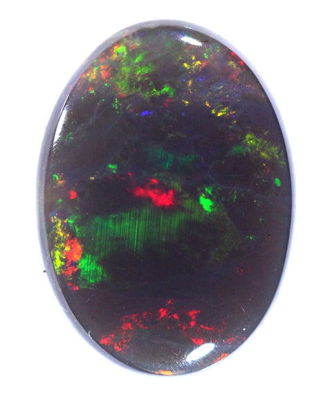 & Red Unique Solid Opal