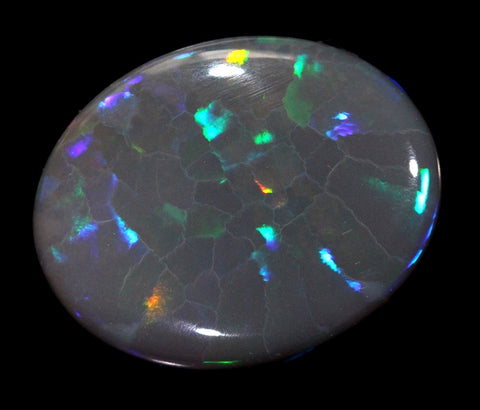 Bright Multi-Colour Flagstone Pattern BIG 12.19ct Solid Opal GJM-046
