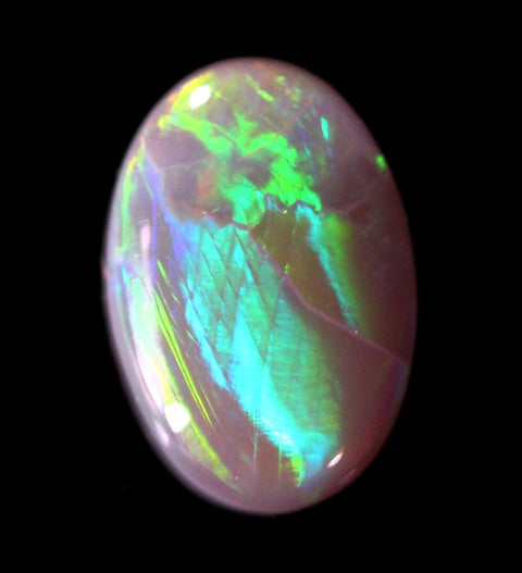 Amazing Bright Blue/Green Rolling Flash 3.40ct Opal GJM060