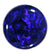 Bright Round Electric Blue 25.32ct Lightning Ridge Opal GJM066