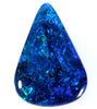 SOLD! Solid Blue Dark 9.72ct Tear Drop Cut Solid Opal