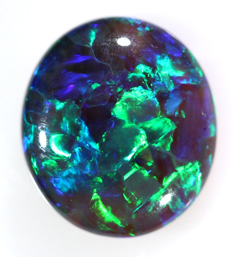 Stunning Broad/Block Pattern Blue Green 10.37ct Solid Opal GJM076