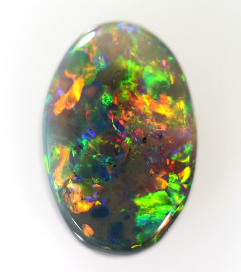 1.92ct Red Solid Black Opal GJM16