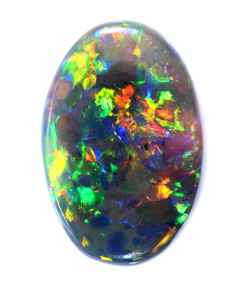 1.92ct Red Solid Black Opal GJM16