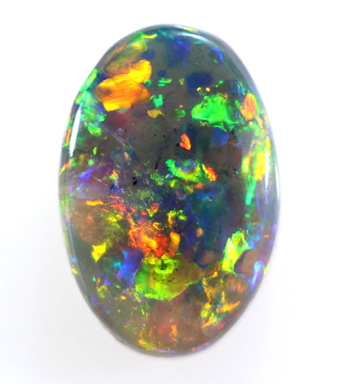 1.92ct Red Solid Black Opal GJM16