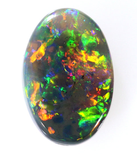 1.92ct Red Solid Black Opal GJM16