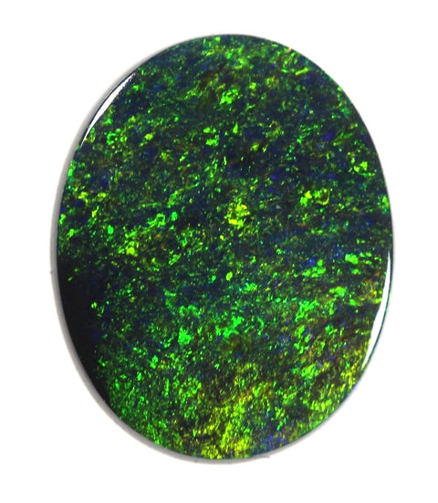 Bright Green .95 carat Solid Opal!