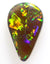 Brilliant Tear-Drop Opal Lovely Gold Tones! .89ct / 2062 freeshipping - Global Opals