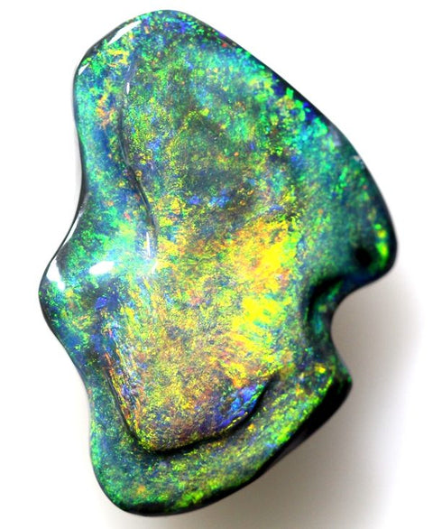 Brilliant Black Opal Free-Form!