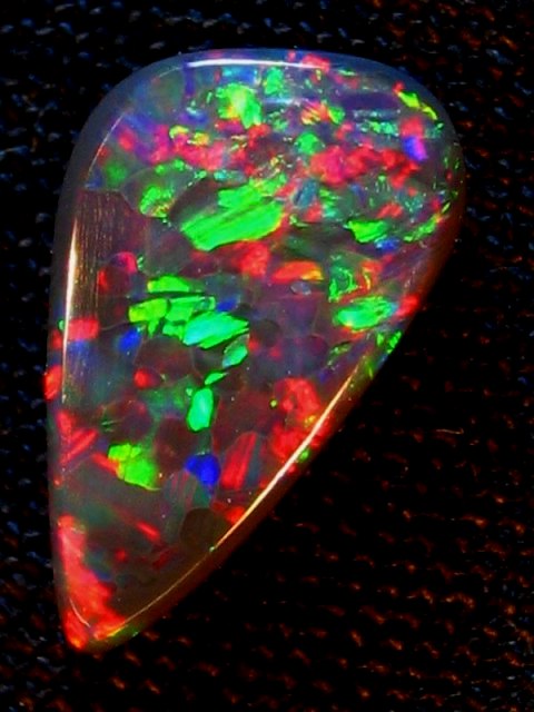 Amazing play of colour red Opal!