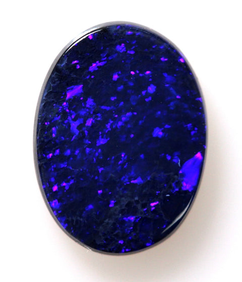 1.36 carat beautiful blue solid black Opal!