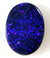 1.36 carat beautiful blue solid black Opal!