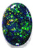 Double-Sided Gem Black Opal