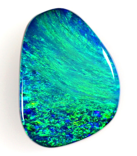 Pretty Peacock Pattern Solid Black Opal