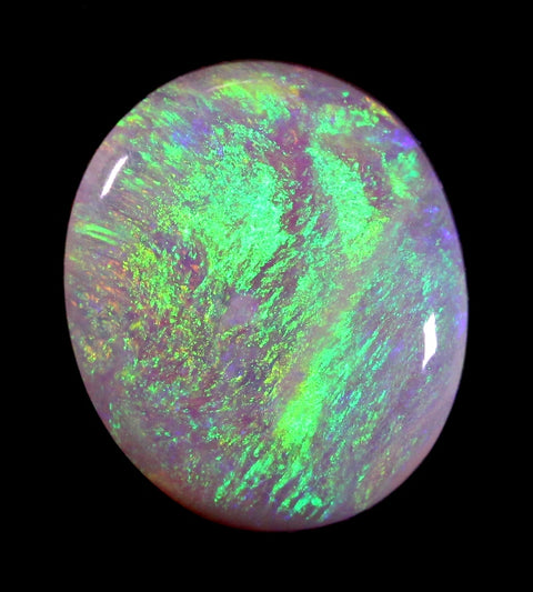 3.55cts Beautiful Green/Orange Semi-Black Opal (2138)