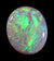 3.55cts Beautiful Green/Orange Semi-Black Opal (2138)