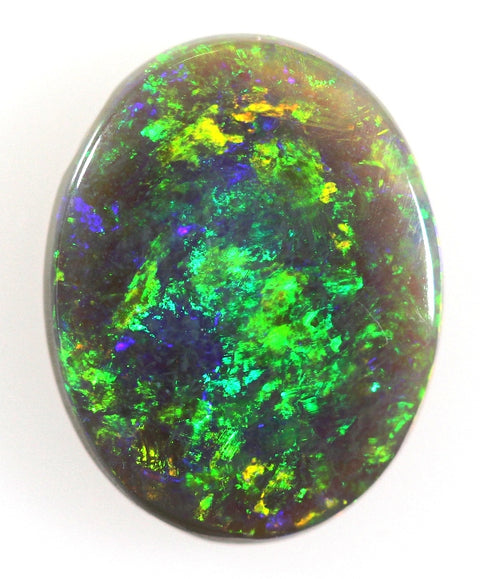 Blue-Green-Orange Lightning Ridge 1.12 ct Opal 2129 freeshipping - Global Opals