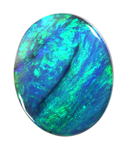 (2224) 3.05 cts Unique Pattern Lightning Ridge Solid Opal! freeshipping - Global Opals