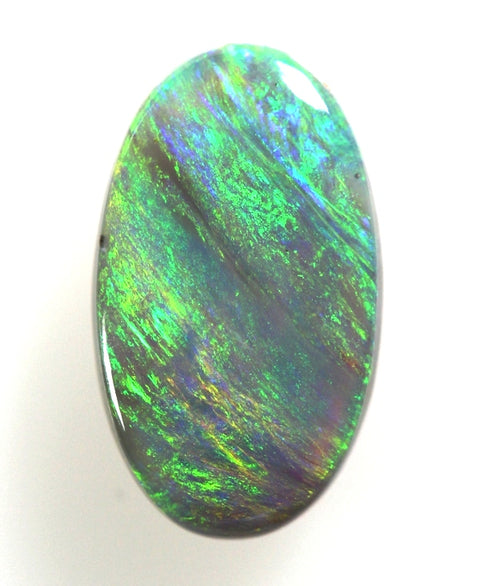 1.84 cts Green Brushed Straw Pattern Solid Dark Opal 2223 freeshipping - Global Opals