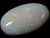 Big Red Multi-Color Pin-Fire High Cabochon Solid White Opal 22.66ct / 248 free shipping - Global Opals