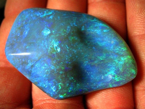 Beautiful Big Blue Green Free-Form Beauty!