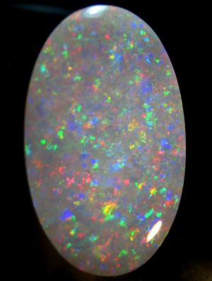 Bright Red Multi-Colour Pinfire Pattern Solid Opal 9.51ct / 063 freeshipping - Global Opals
