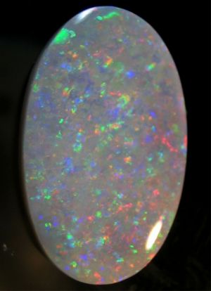 Bright Red Multi-Colour Pinfire Pattern Solid Opal 9.51ct / 063 freeshipping - Global Opals