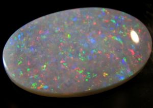 Bright Red Multi-Colour Pinfire Pattern Solid Opal 9.51ct / 063 freeshipping - Global Opals