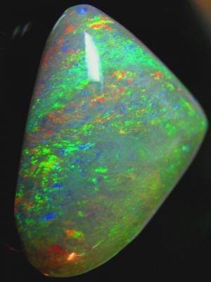 20.86ct Large Unique Multiple Colour Bar Solid Opal.. 321 freeshipping - Global Opals