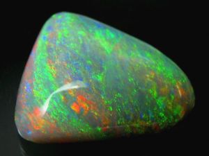 20.86ct Large Unique Multiple Colour Bar Solid Opal.. 321 freeshipping - Global Opals