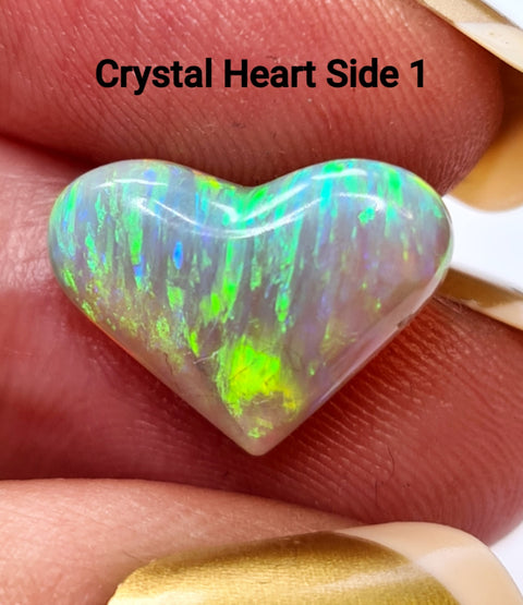 Crystal Opal heart