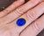 Bright Electric Blue 6.39ct Solid Natural Opal GJM070 Global Opals