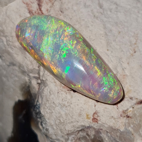 Sublime Spectrum Of Colour Solid Crystal Opal 9.68ct 141 Global Opals