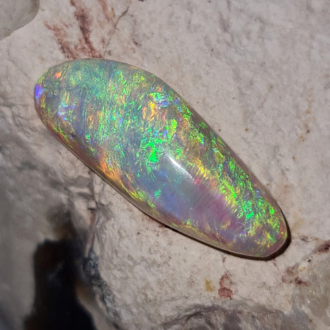 Sublime Spectrum Of Colour Solid Crystal Opal 9.68ct 141 Global Opals
