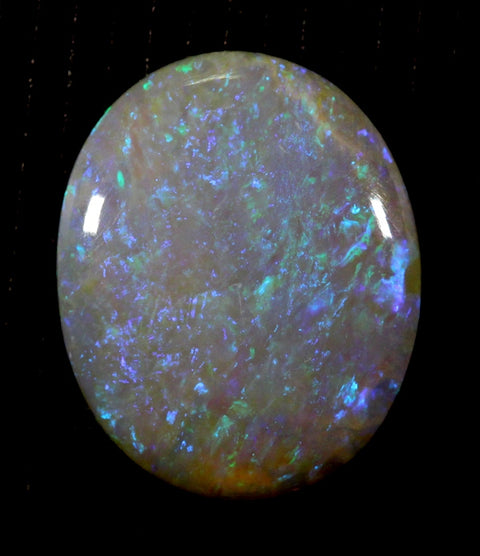 3.78cts Very Pretty Mauve/Green Semi-Black Opal (2137)