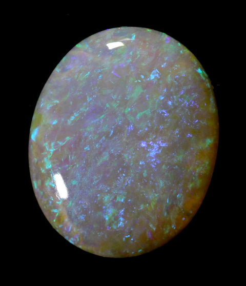 3.78cts Very Pretty Mauve/Green Semi-Black Opal (2137)