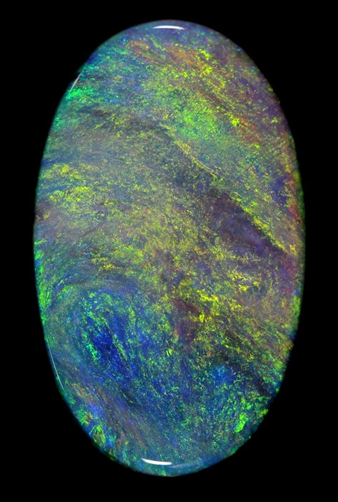 Bright Black Opal