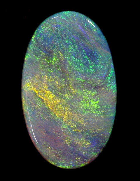 Bright Black Opal
