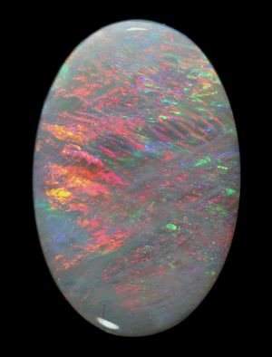 Red Lightning Ridge Solid Dark Opal 4.72ct / 1667 freeshipping - Global Opals