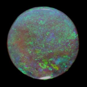 1.93ct Lightning Ridge Solid Round Dark Opal (GLO-1664) Fantastic Price freeshipping - Global Opals