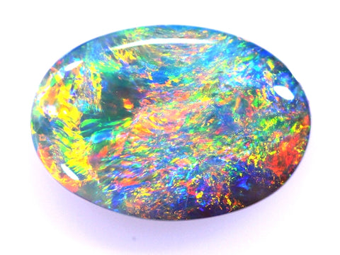 Stunning Red Multi-Coloured Lightning Ridge Opal! (5102) 2.48ct freeshipping - Global Opals