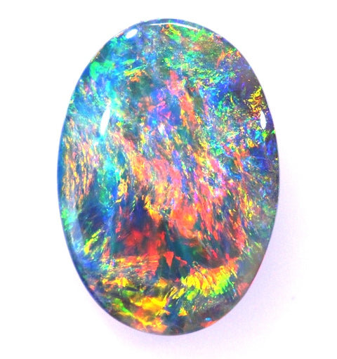 Stunning Red Multi-Coloured Lightning Ridge Opal! (5102) 2.48ct freeshipping - Global Opals