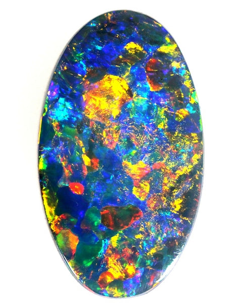 Magnificent Gem Solid Black Opal! 5.00ct / 1211 freeshipping - Global Opals