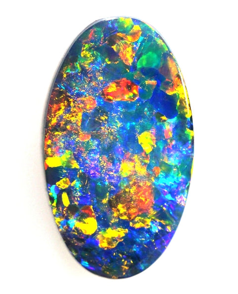 Gem Red Multi-Colour Opal