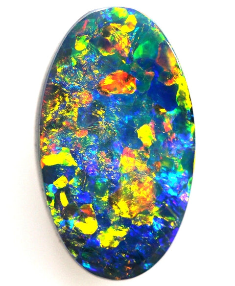 Magnificent Gem Solid Black Opal! 5.00ct / 1211 freeshipping - Global Opals