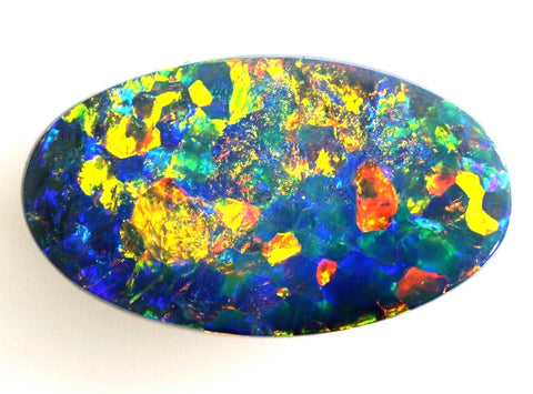 Magnificent Gem Solid Black Opal! 5.00ct / 1211 freeshipping - Global Opals