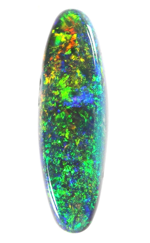 2.94 carat long oval Lightning Ridge Opal!