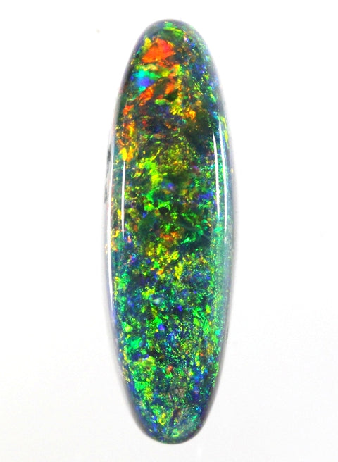 2.94 carat long oval Lightning Ridge Opal!